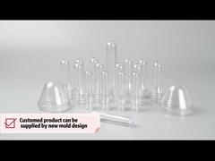 พรีฟอร์ม PET แบบใสสำหรับขวดน้ำ 1 ลิตร