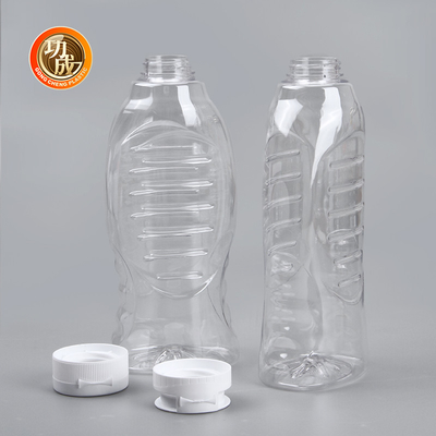 Flip Top ขวดพลาสติกบีบซอสสำหรับน้ำเชื่อม 250ml 500ml