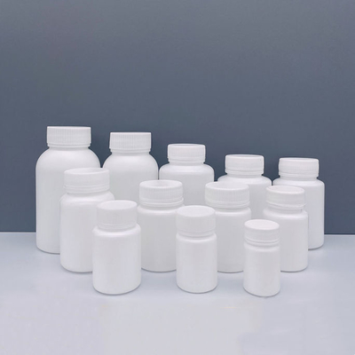 80ml 100ml 150ml ขวดยา Hdpe พร้อมฝาเกลียวคอนเทนเนอร์แคปซูลพลาสติกเปล่า