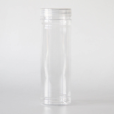 ขวดคุกกี้ขนม PET ใส 450ml 500ml ขวดขนมพลาสติกพร้อมฝา