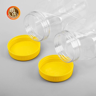 ขวดแยมพลาสติกใสขนาดใหญ่ Candy Plastic Screw Top Containers