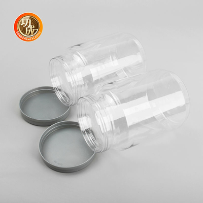 ขวดแยมพลาสติกใสขนาดใหญ่ Candy Plastic Screw Top Containers