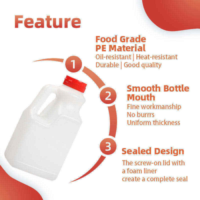 Pe ขวดปรุงรส สีขาว 1000ml 1100ml 1600ml 1900ml 2000ml ขวดซอสถั่วเหลือง น้ำมันงา
