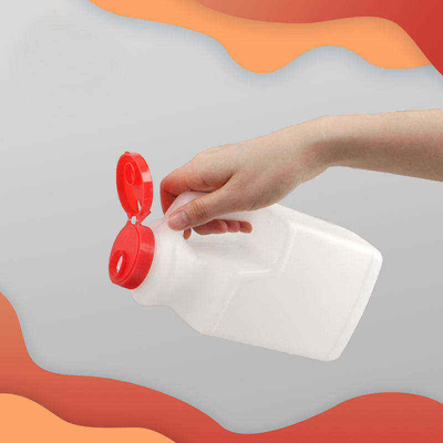 ขวดซีอิ๊วพลาสติกอาหาร HDPE แบบกำหนดเองพร้อมที่จับ