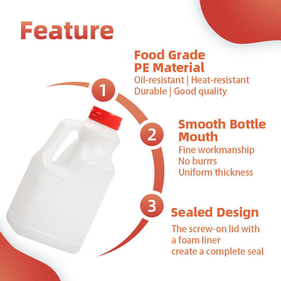 Custom Pe 1000ml 1100ml 1600ml 1900ml 2000ml ขวดซีอิ๊วพลาสติก