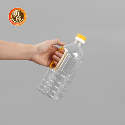 ขวดเครื่องปรุงพลาสติกใส PET สำหรับน้ำมันพืชปรุงอาหาร 1600ml 1680ml 1800ml