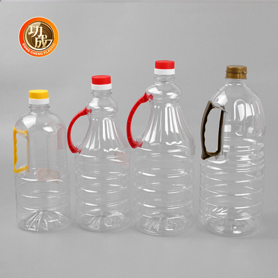 1280ml 1600ml 1800ml ขวดน้ำมันพืชพลาสติก PET สำหรับน้ำส้มสายชูพร้อมฝา