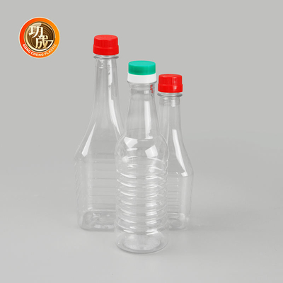 ขวดเครื่องปรุงพลาสติกน้ำมันมะพร้าว 500ml ขวดซอสถั่วเหลือง Food Grade