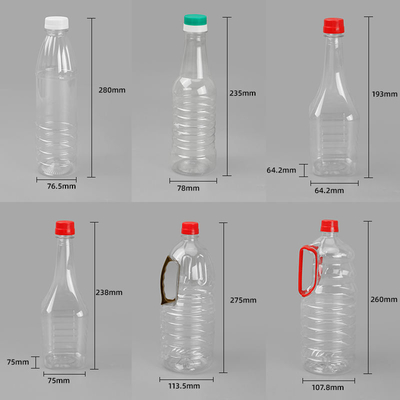 ขวดน้ำมันปรุงอาหารพลาสติก PET 760ml บรรจุอาหารเกรดคอยาว