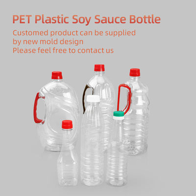 380ml 500ml 760ml ขวดเครื่องปรุงพลาสติกขวดน้ำมันบริโภคทรงสี่เหลี่ยมเปล่า
