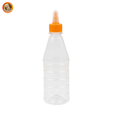 ขวดบีบซอสพลาสติกแบบใช้ซ้ำได้ BPA Free Condiment Squeeze Bottle