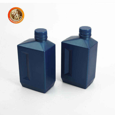 เหยือกน้ำมันเครื่องเปล่า HDPE 1 ลิตร ขวดน้ำมันเบนซินป้องกันการรั่วซึม