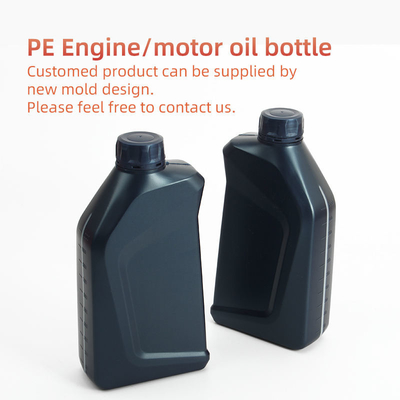 ขวดน้ำมันหล่อลื่นเครื่องยนต์ HDPE 1L คอนเทนเนอร์น้ำมันเครื่องพลาสติก