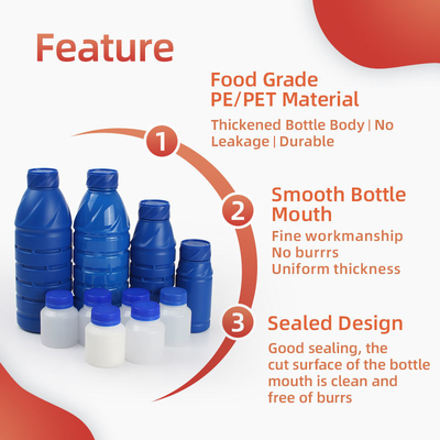 ขวดพลาสติก PE PET สำหรับใส่ปุ๋ยน้ำเกษตรกำจัดศัตรูพืช 500ml 1000ml