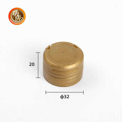 ฝาขวดพลาสติกซีอิ๊วสีทองสั่งทำพิเศษ Food Grade