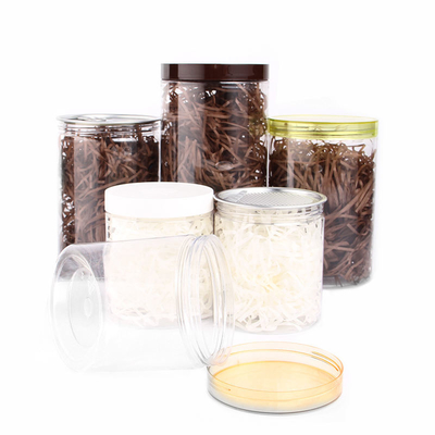 ODM Candy Cookie Jar 85 Caliber PET กระปุกใส ข้างว่าง คุณภาพอาหาร