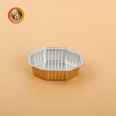 กล่องบรรจุอัลลูมิเนียมตามสั่ง สะดวกต่อสิ่งแวดล้อม เงิน / ทองคํา / OEM ออกแบบ สี่เหลี่ยม / กลม / รูปทรง OEM