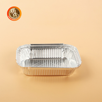 กล่องบรรจุอัลลูมิเนียมตามสั่ง สะดวกต่อสิ่งแวดล้อม เงิน / ทองคํา / OEM ออกแบบ สี่เหลี่ยม / กลม / รูปทรง OEM